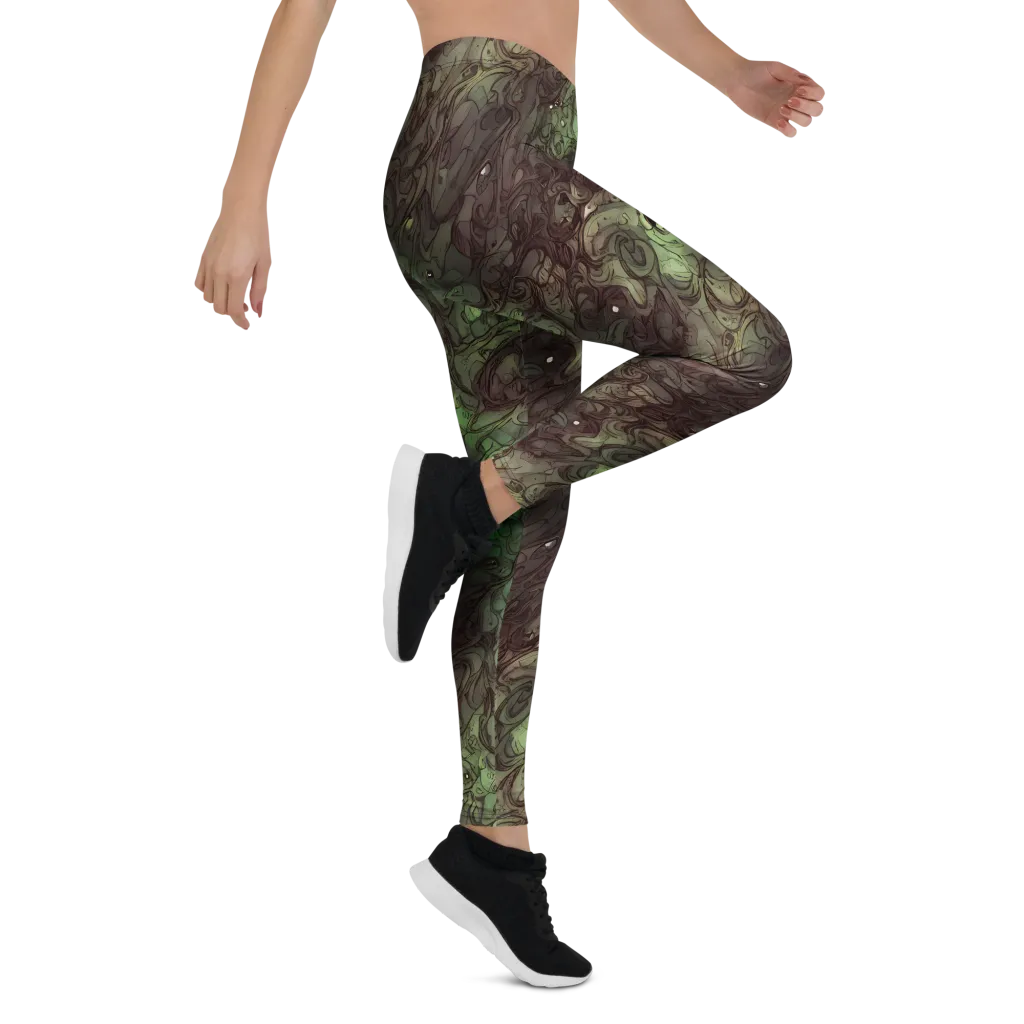 Mossborn Masquerade on Leggings — Right
