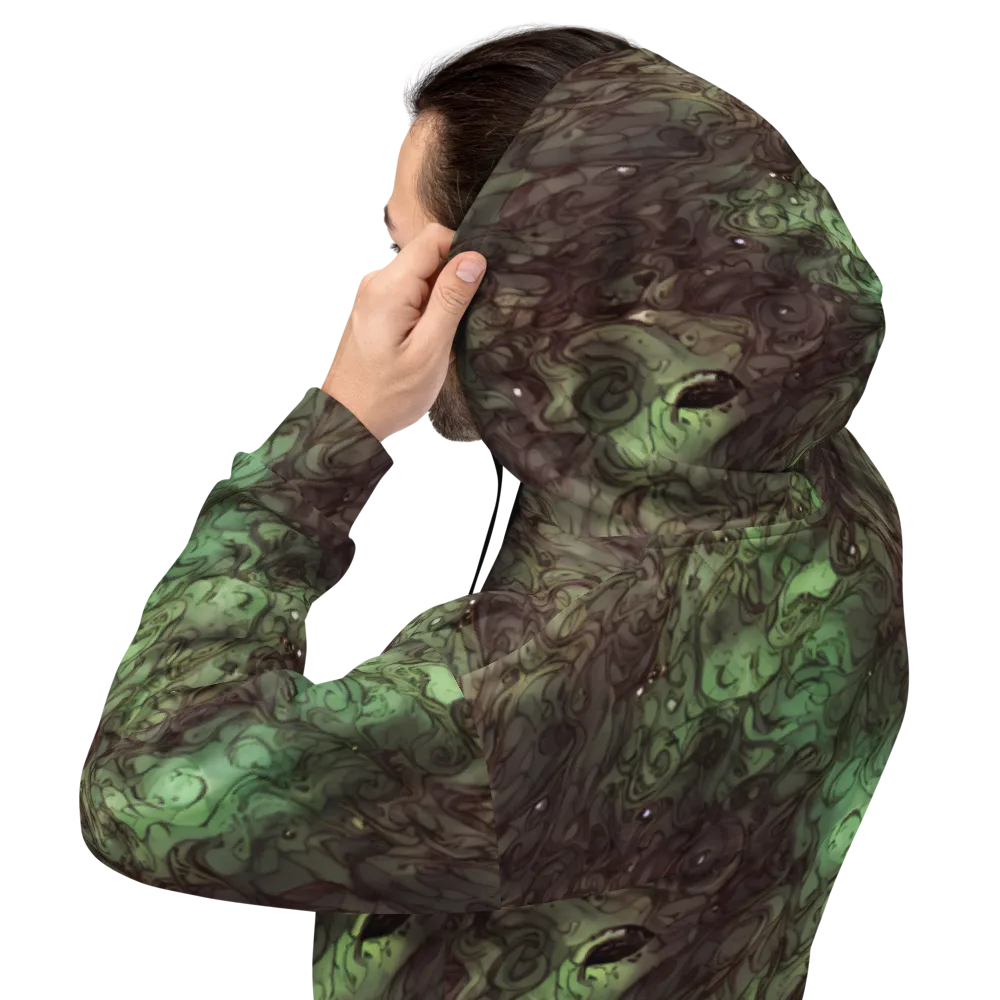 Mossborn Masquerade on Hoodie — Back
