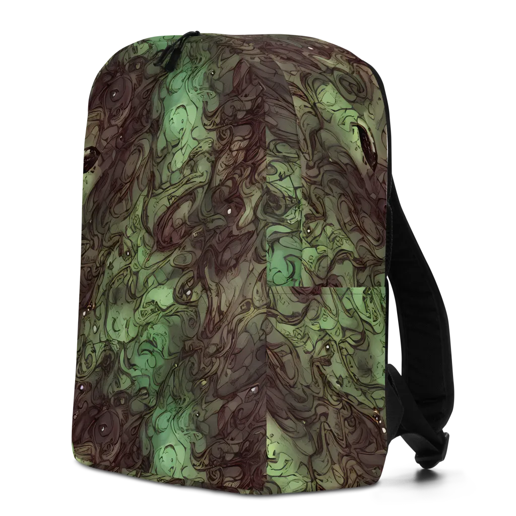 Mossborn Masquerade on Minimalist Backpack — Left