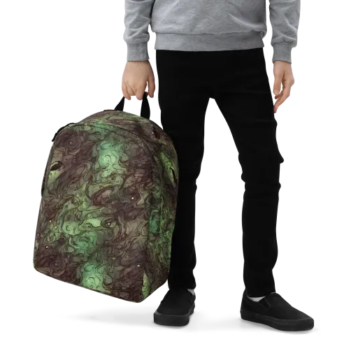 Mossborn Masquerade on a Minimalist Backpack
