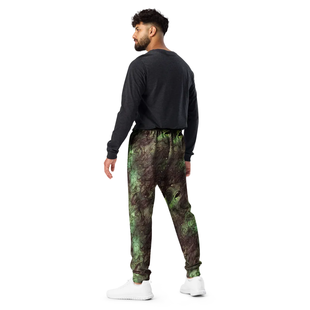Mossborn Masquerade on Men's Joggers — Back