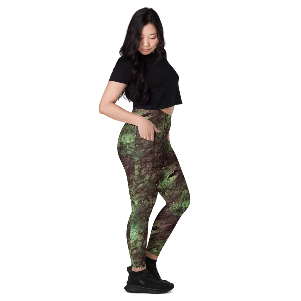 Mossborn Masquerade on Leggings with Pockets — Right