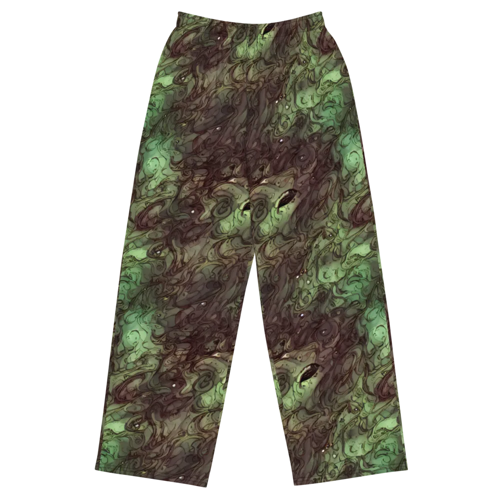 Mossborn Masquerade on Wide-Leg Pants — Front