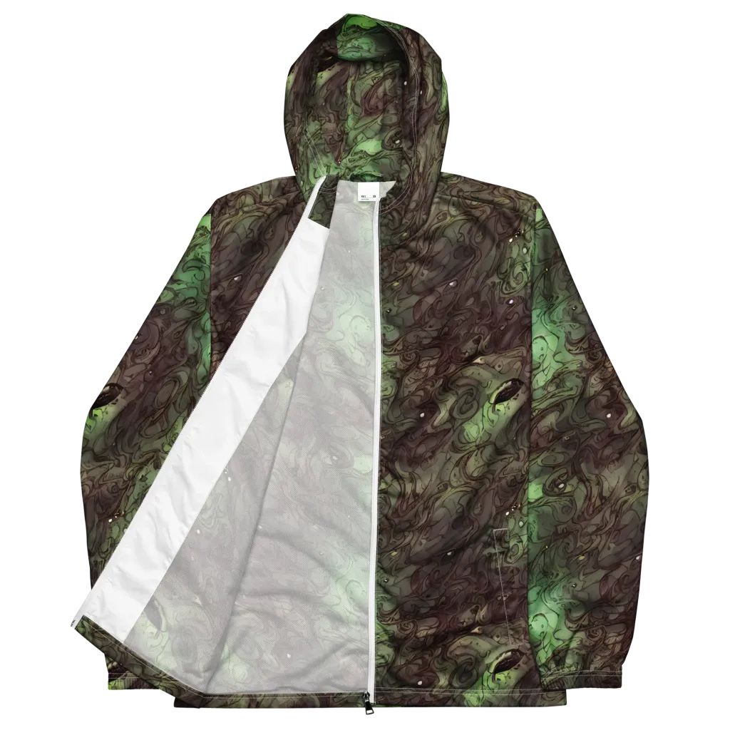 Mossborn Masquerade on Men's Windbreaker — Front