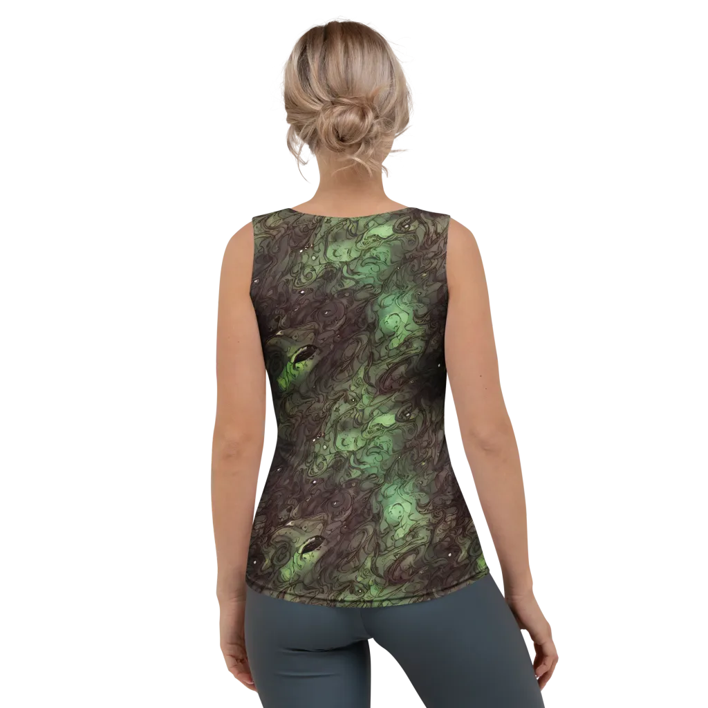 Mossborn Masquerade on Women's Tank Top — Back