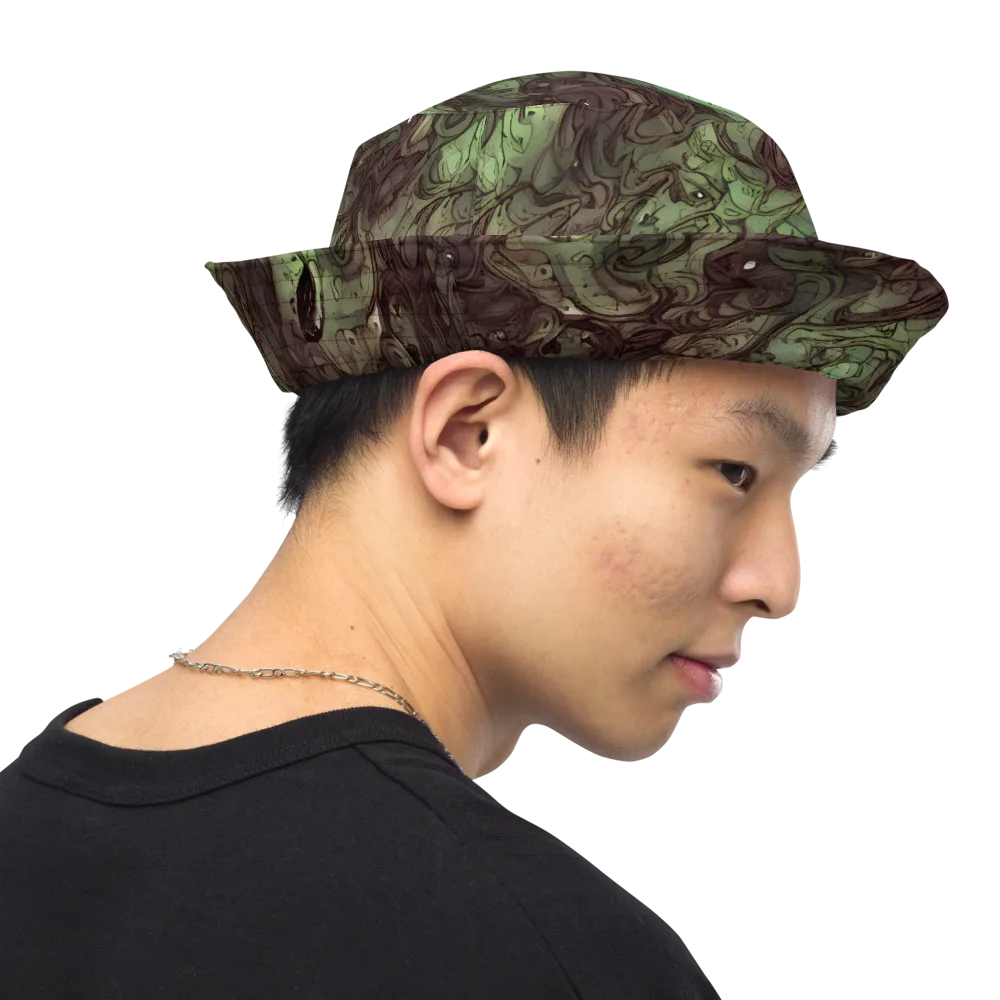 Mossborn Masquerade on Reversible Bucket Hat — Right Outside