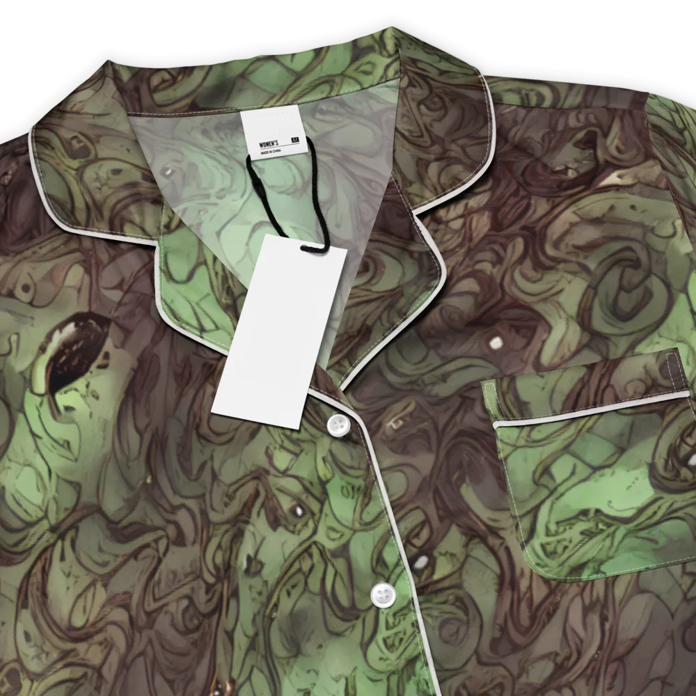Mossborn Masquerade on Women's Short Sleeve Pajama Top — Product details