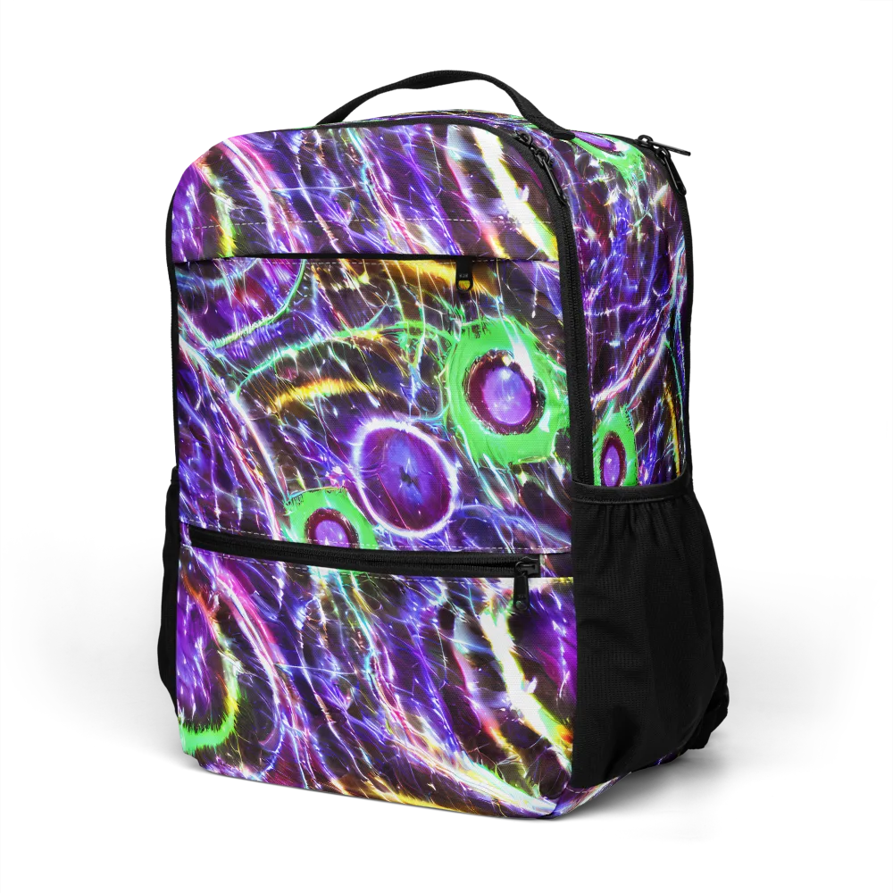 Galactic Cell on Utility Backpack — Left Front