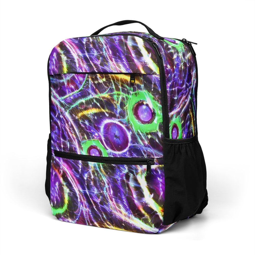 Galactic Cell on Utility Backpack — Left Front