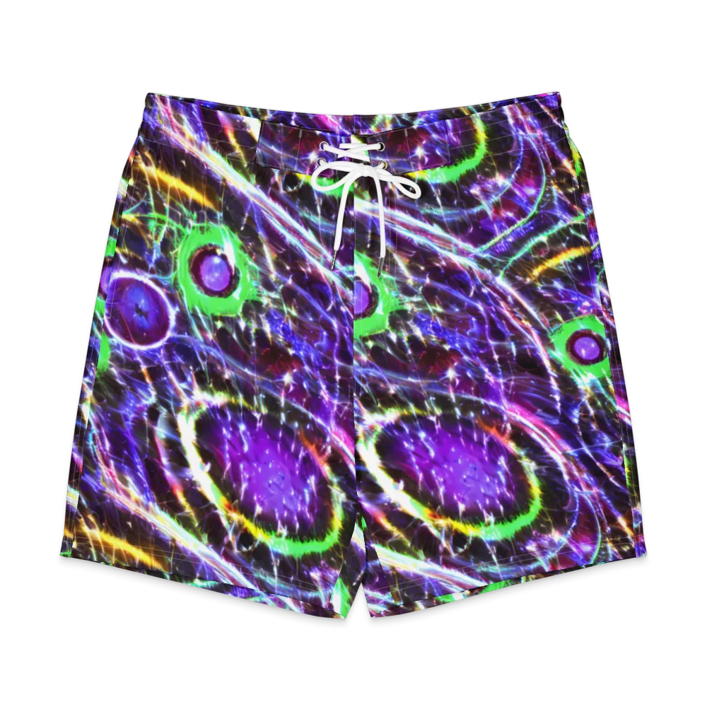 Galactic Cell on Men's Board Shorts — Front