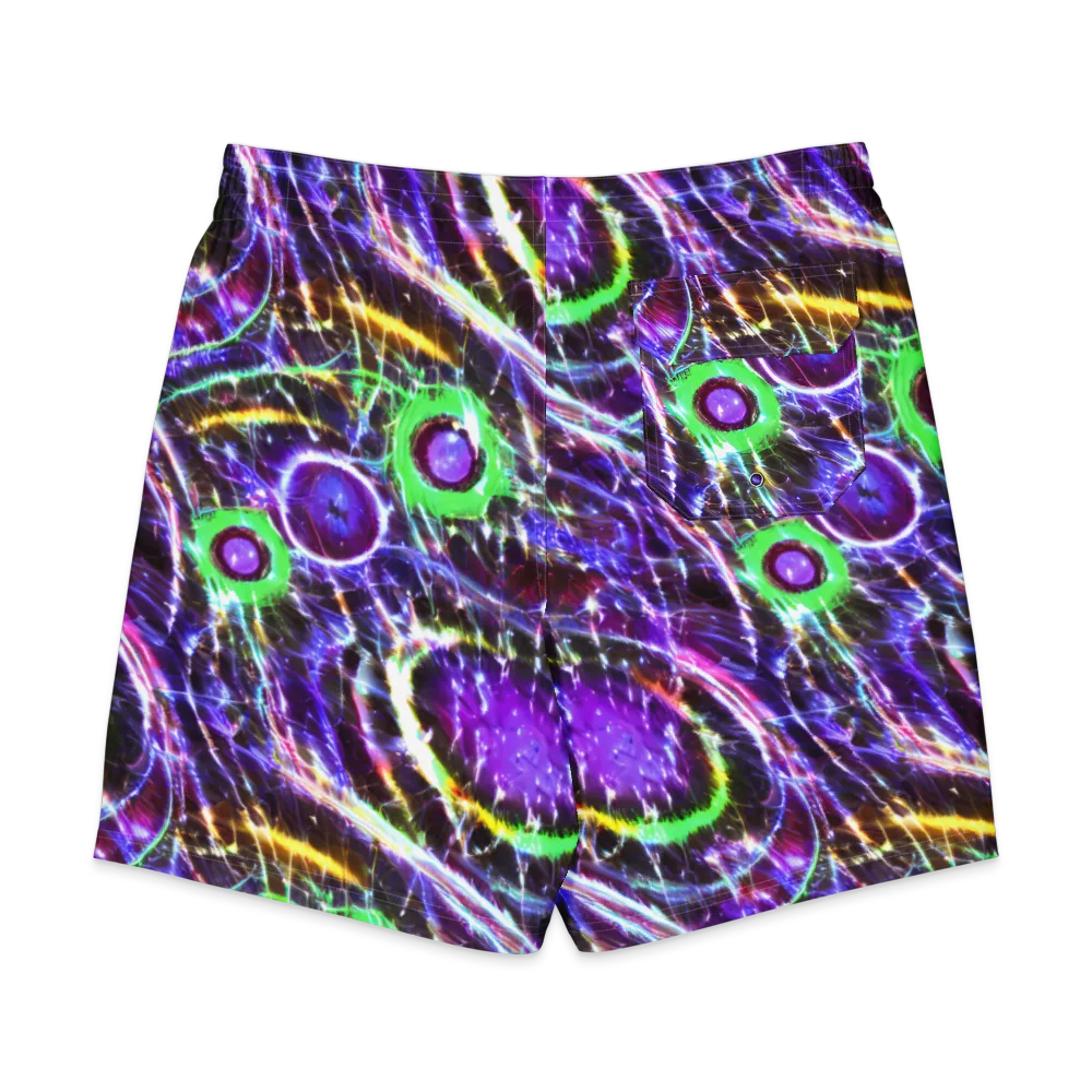 Galactic Cell on Men's Board Shorts — Back