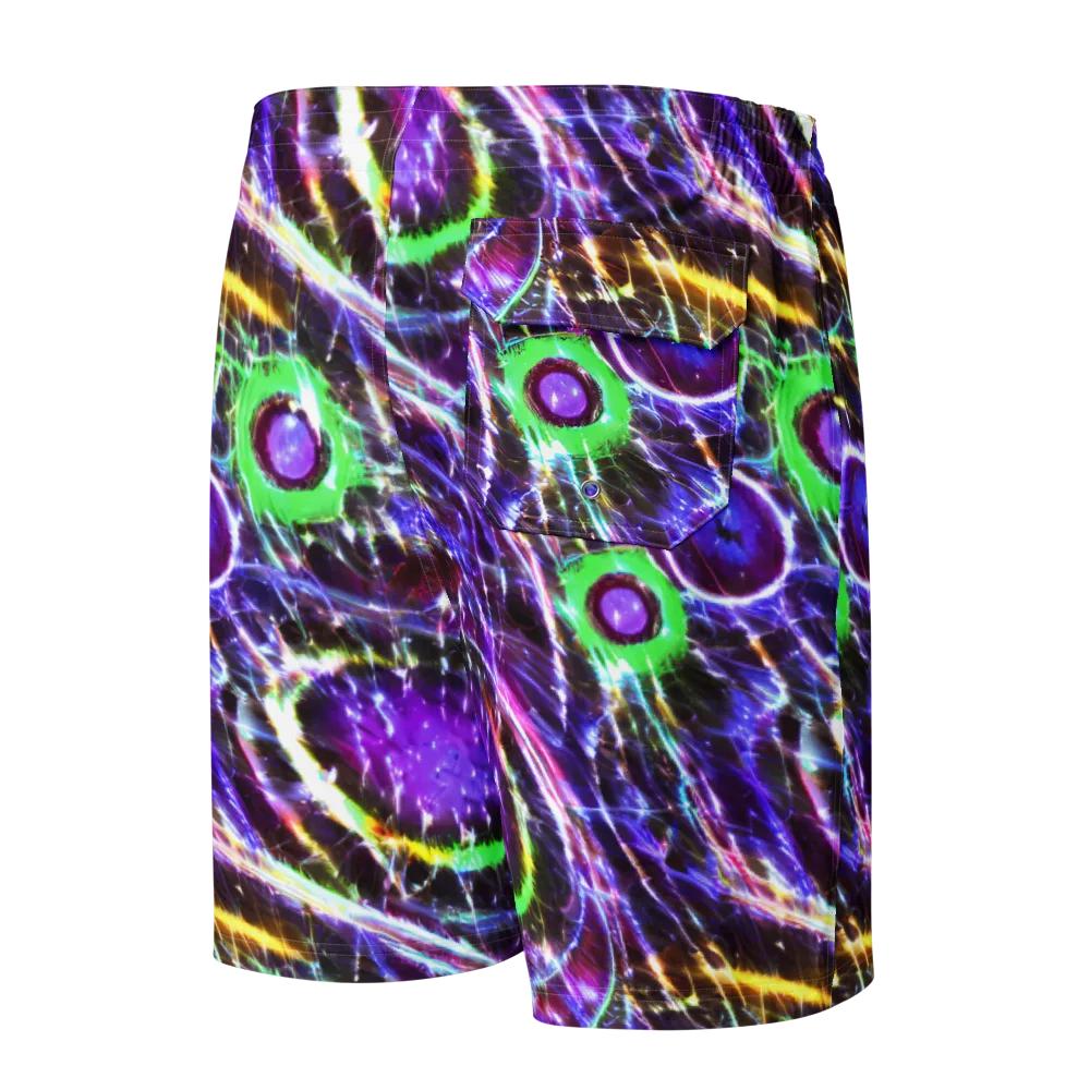 Galactic Cell on Men's Board Shorts — Back