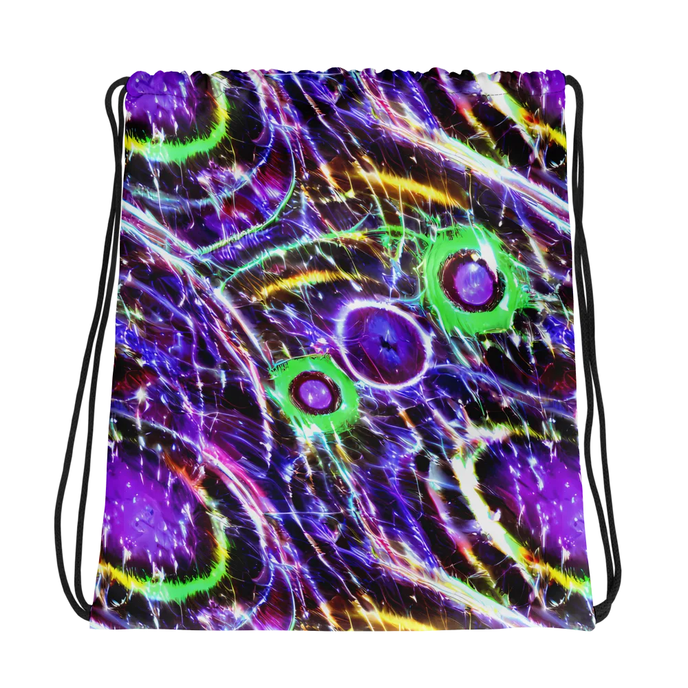 Galactic Cell on Drawstring Bag — Photo