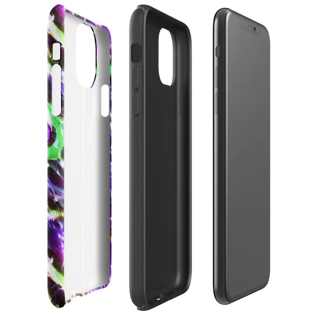 Galactic Cell on Tough Case for iPhone® — Right