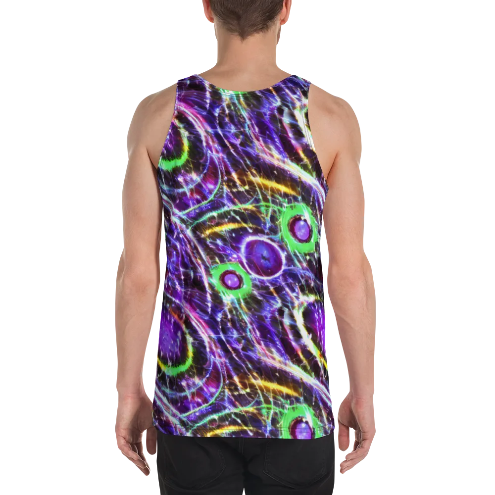Galactic Cell on Men's Tank Top — Back