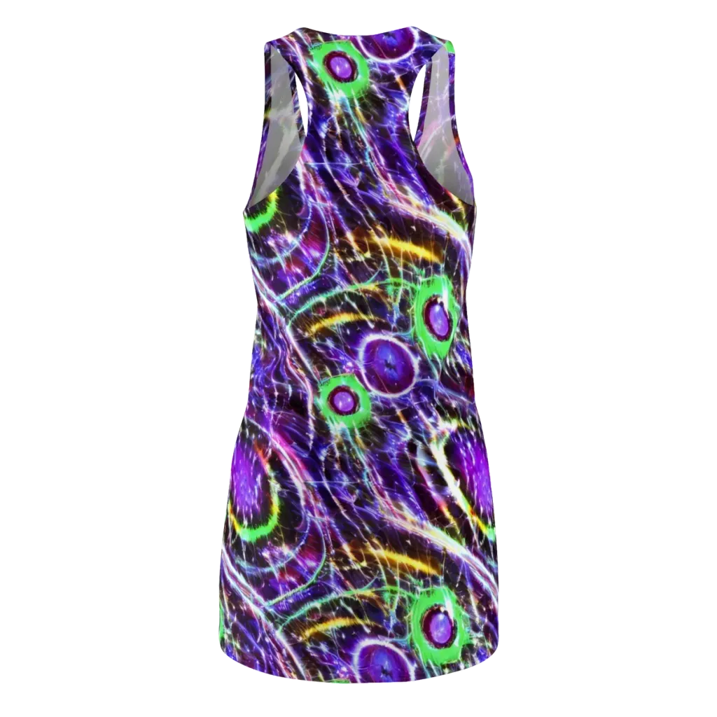 Galactic Cell on Racerback Dress — Back