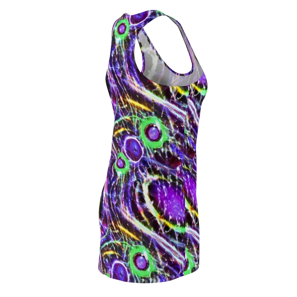 Galactic Cell on Racerback Dress — Back Side