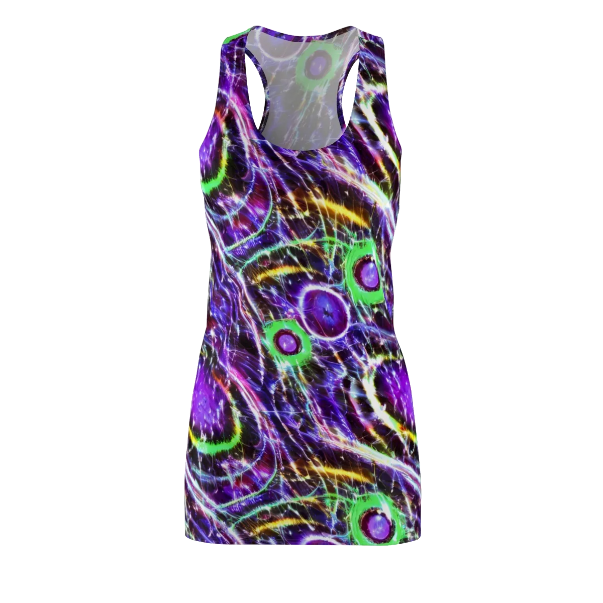 Galactic Cell on Racerback Dress — Front