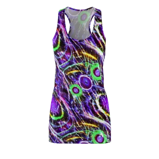Galactic Cell on a Racerback Dress