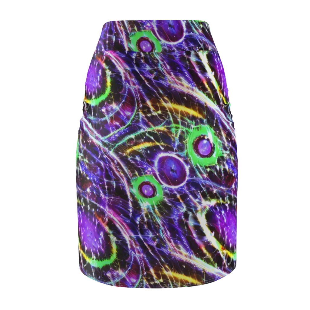 Galactic Cell on Pencil Skirt — Back