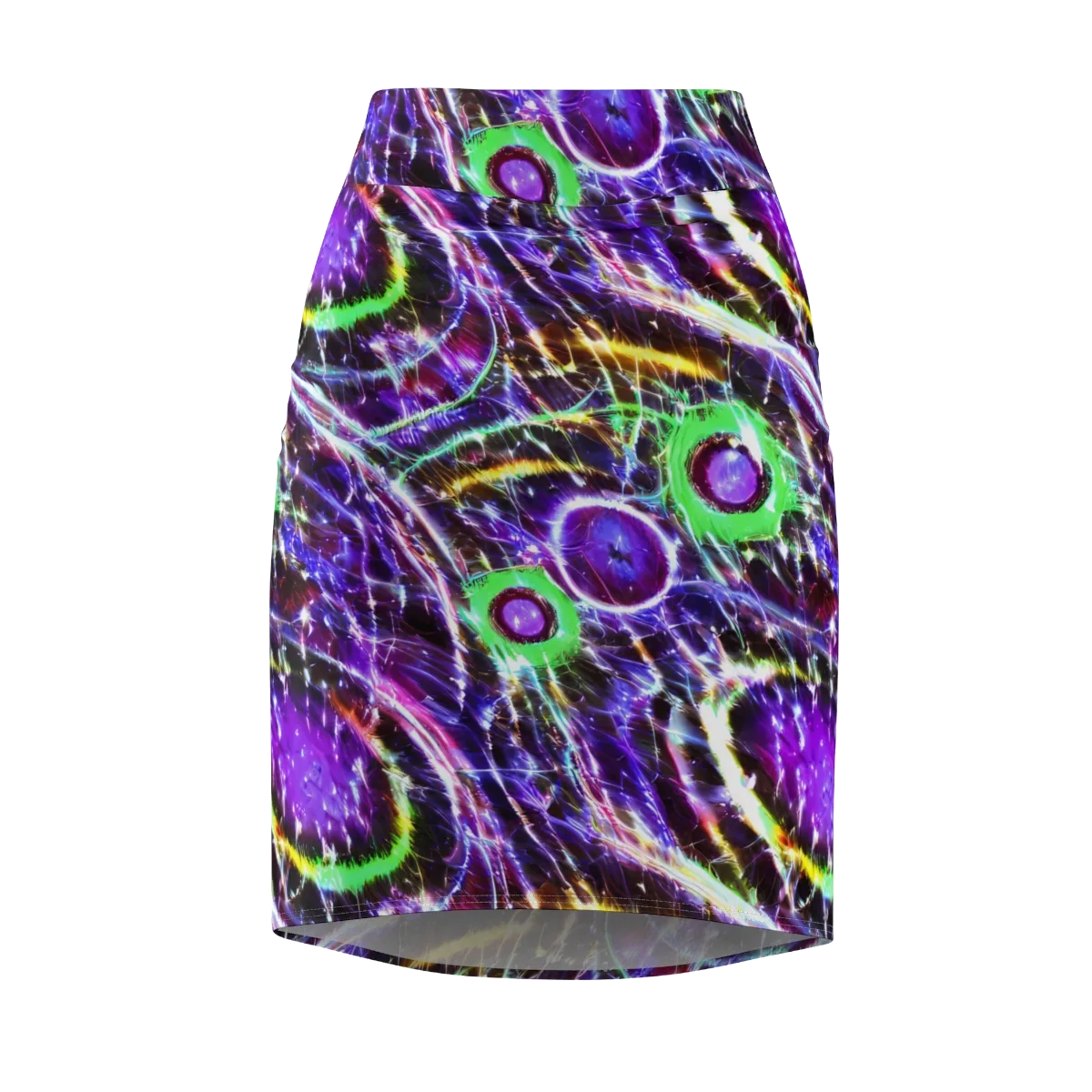 Galactic Cell on Pencil Skirt — Front