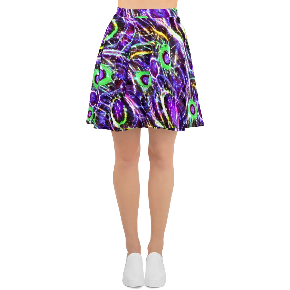 Galactic Cell on Skater Skirt — Front