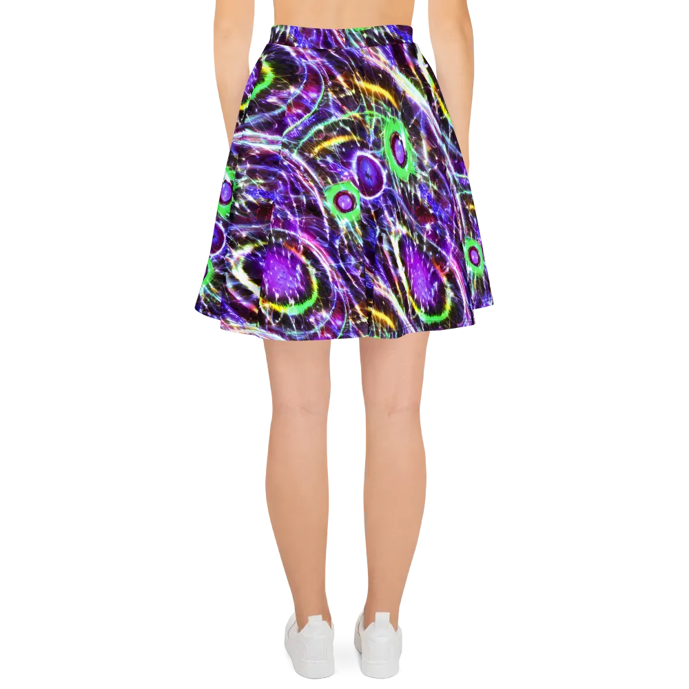 Galactic Cell on Skater Skirt — Back