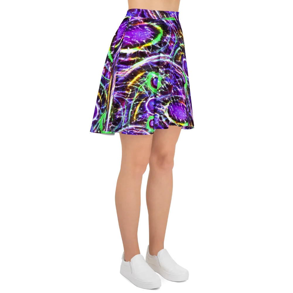 Galactic Cell on Skater Skirt — Right
