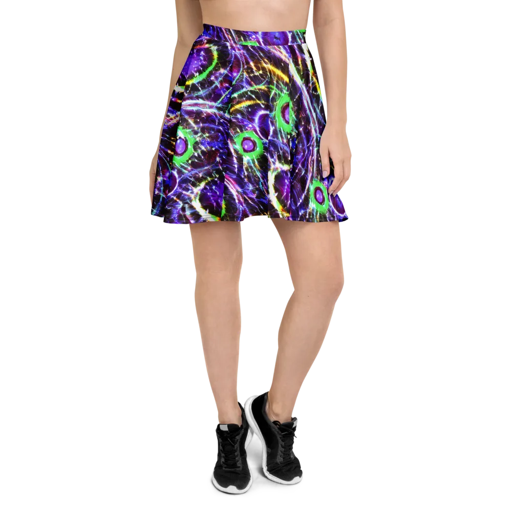 Galactic Cell on Skater Skirt — Front