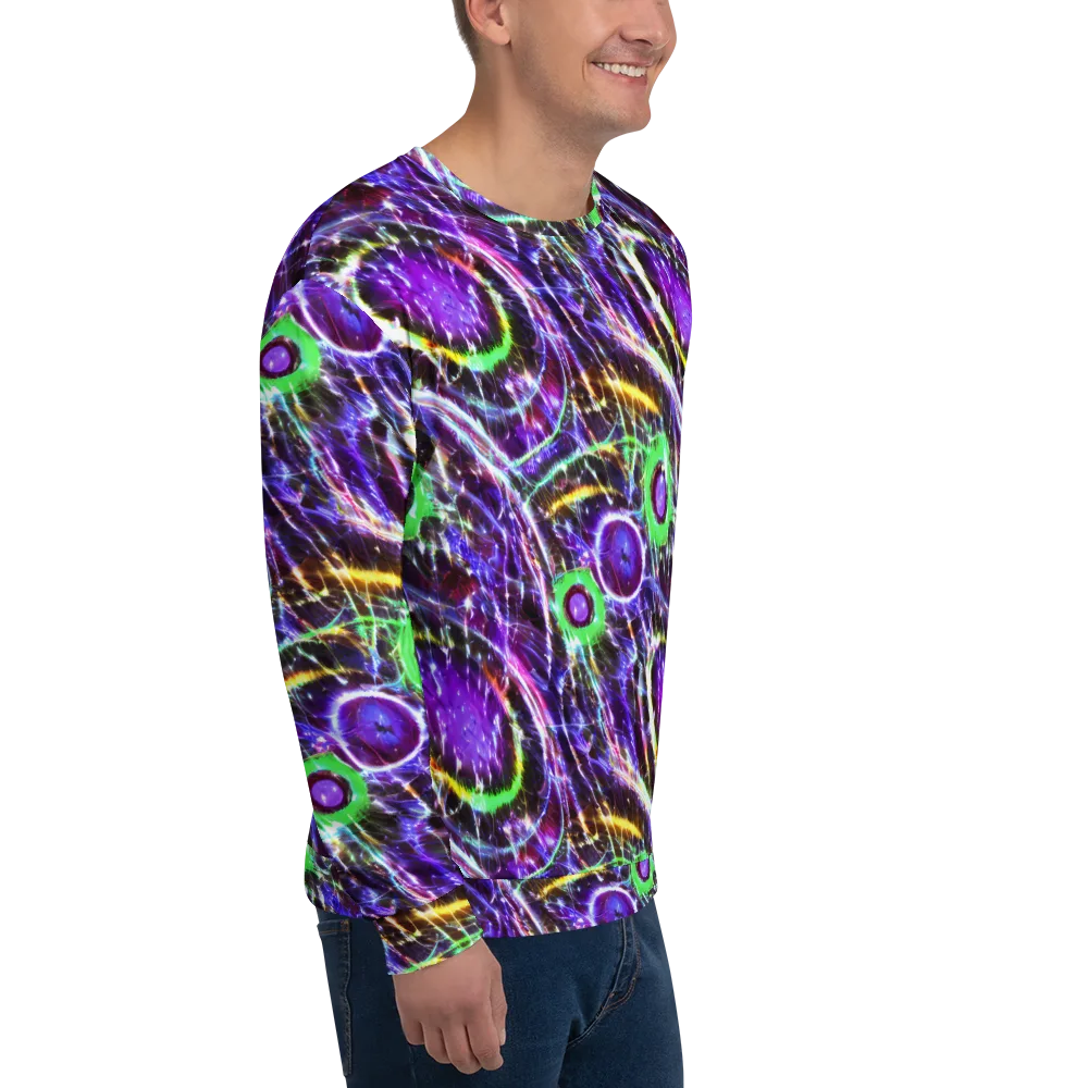 Galactic Cell on Sweatshirt — Right Front