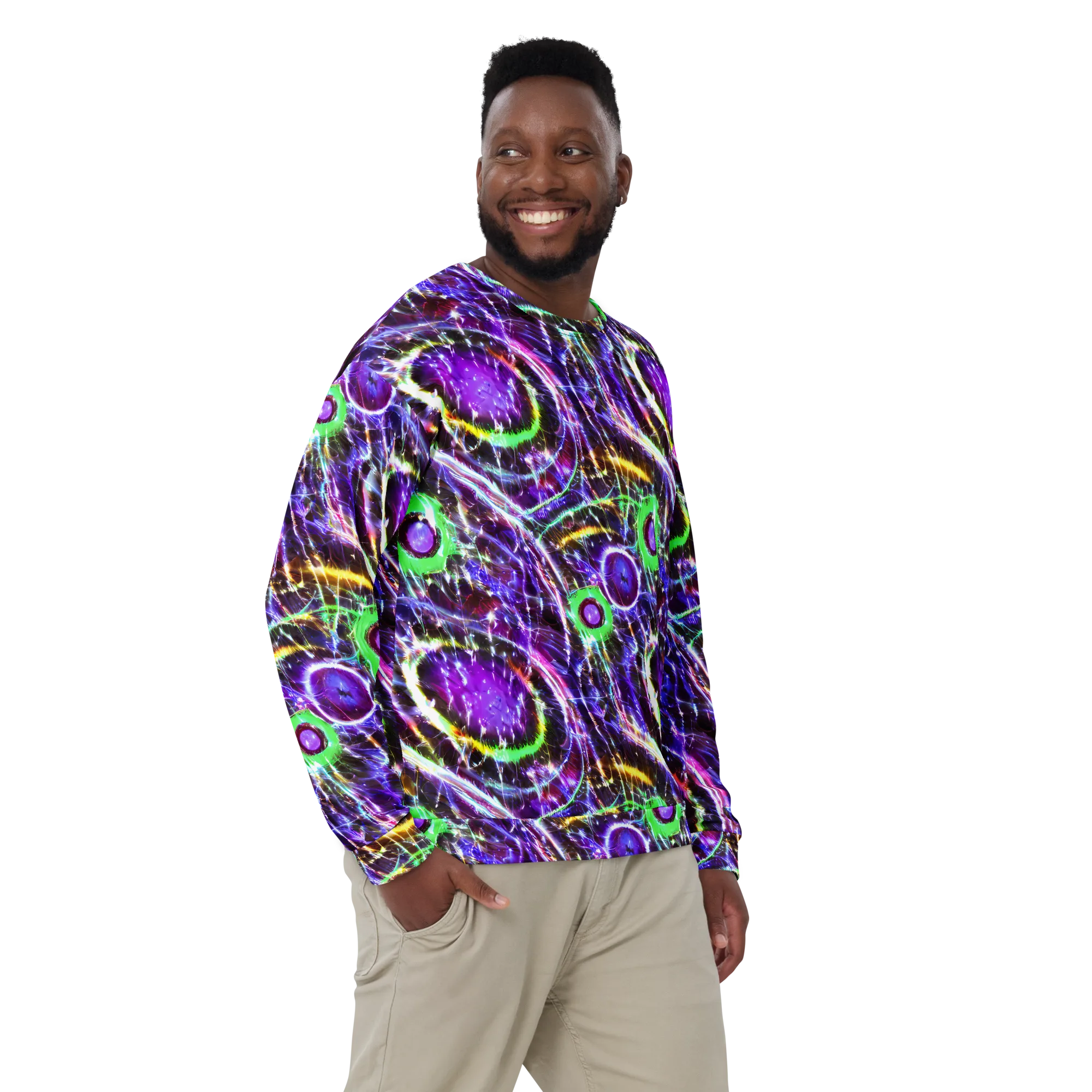Galactic Cell on Sweatshirt — Front