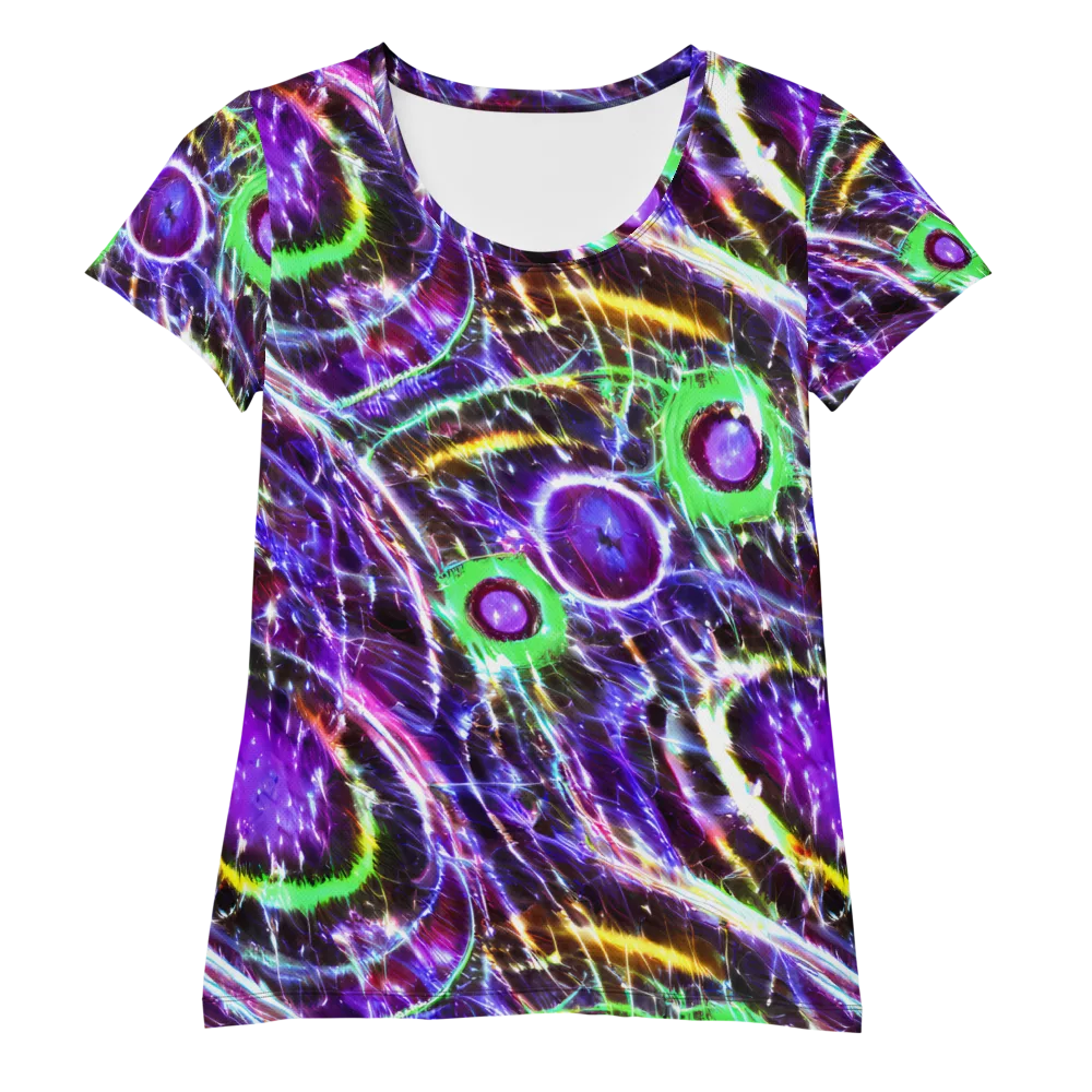 Galactic Cell on Women's Athletic T-Shirt — Front