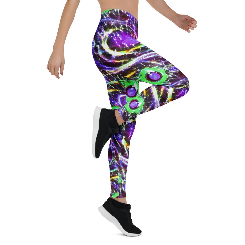 Galactic Cell on Leggings — Right