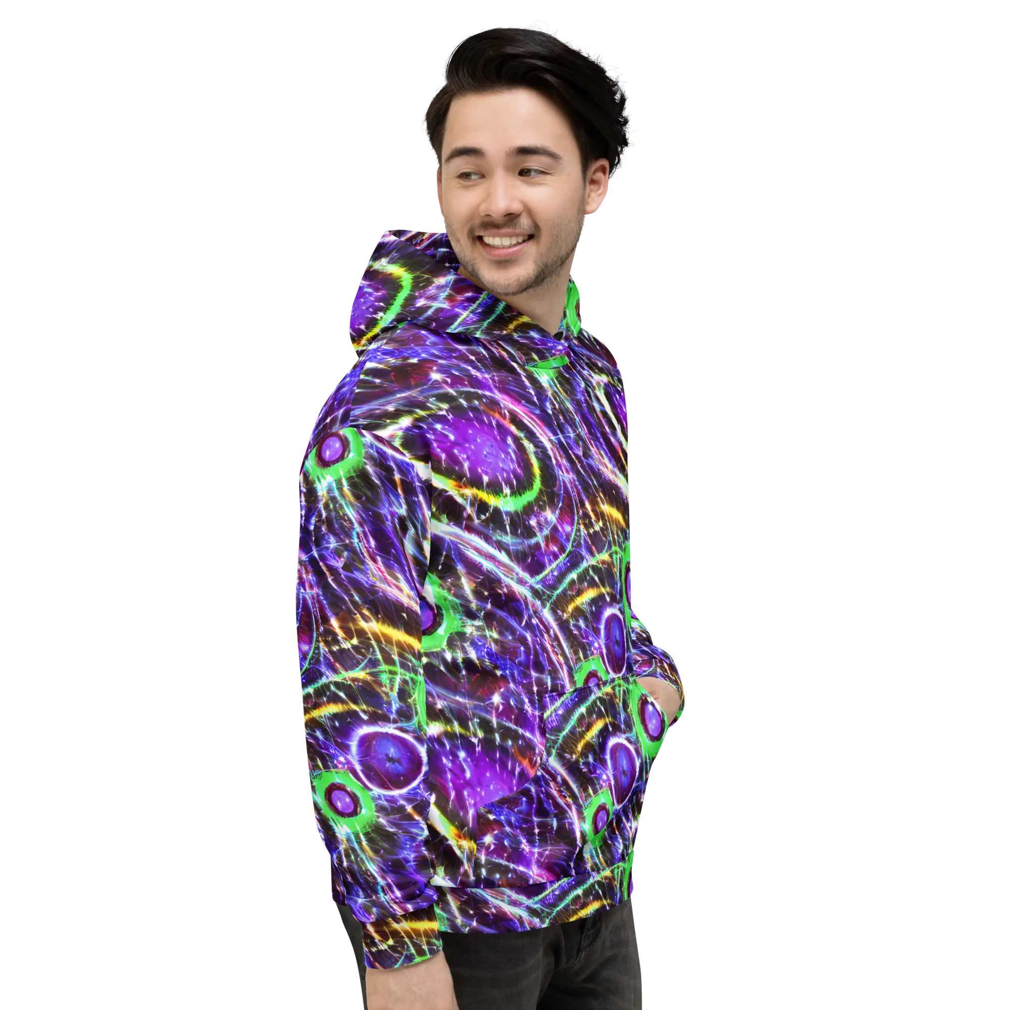 Galactic Cell on Hoodie — Right