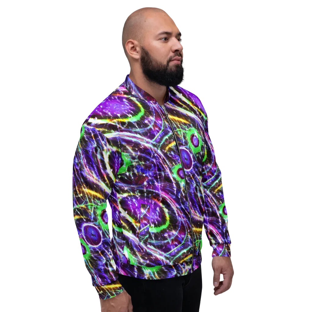 Galactic Cell on Bomber Jacket — Right
