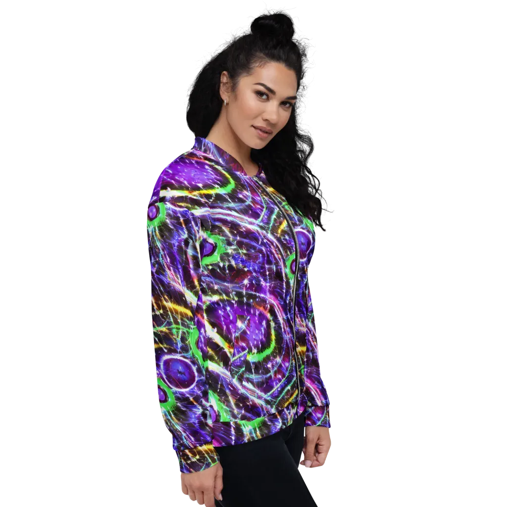 Galactic Cell on Bomber Jacket — Right