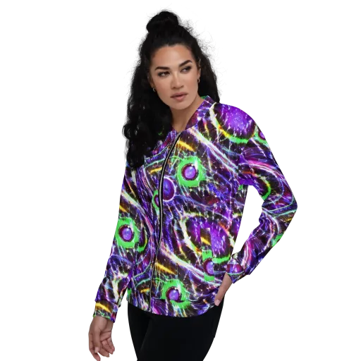Galactic Cell on a Bomber Jacket