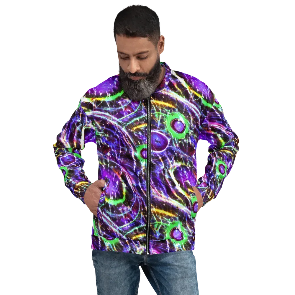 Galactic Cell on Bomber Jacket — Front