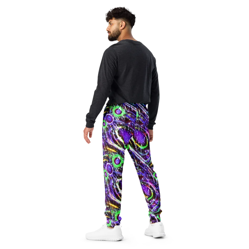 Galactic Cell on Men's Joggers — Back