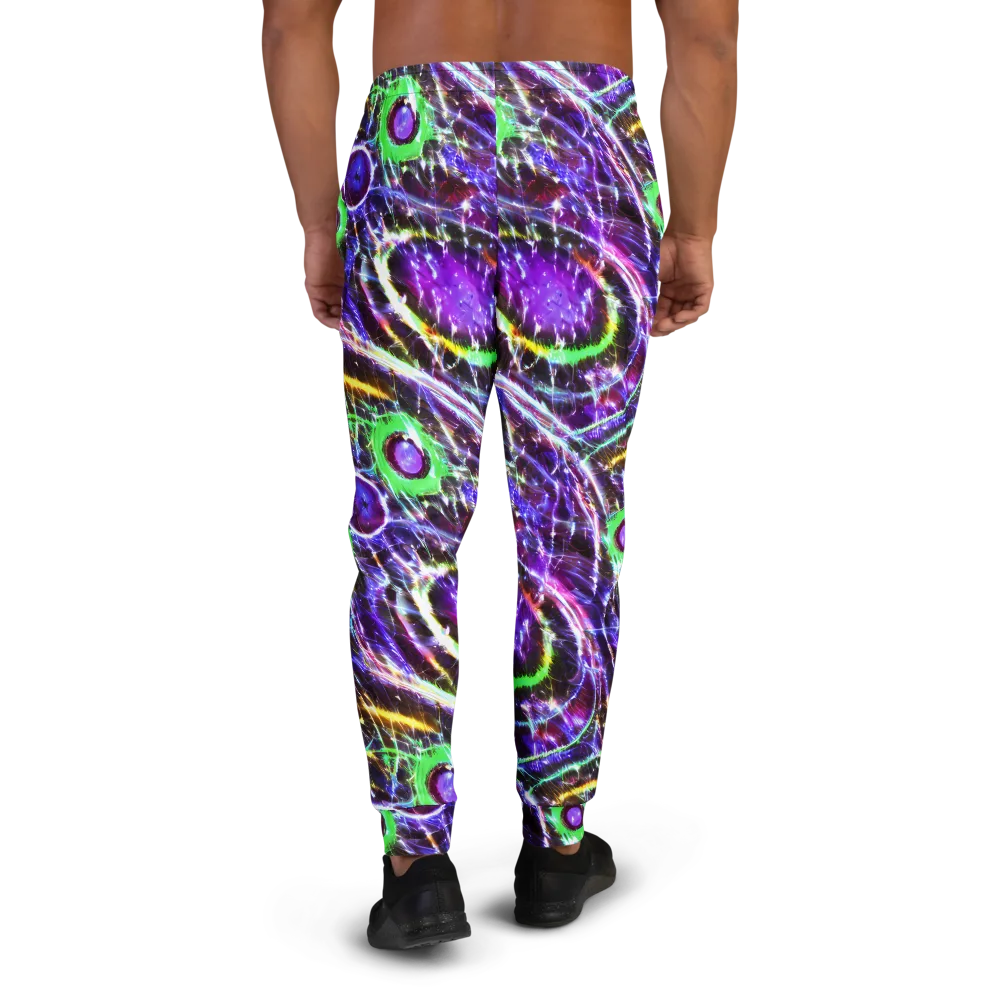 Galactic Cell on Men's Joggers — Back
