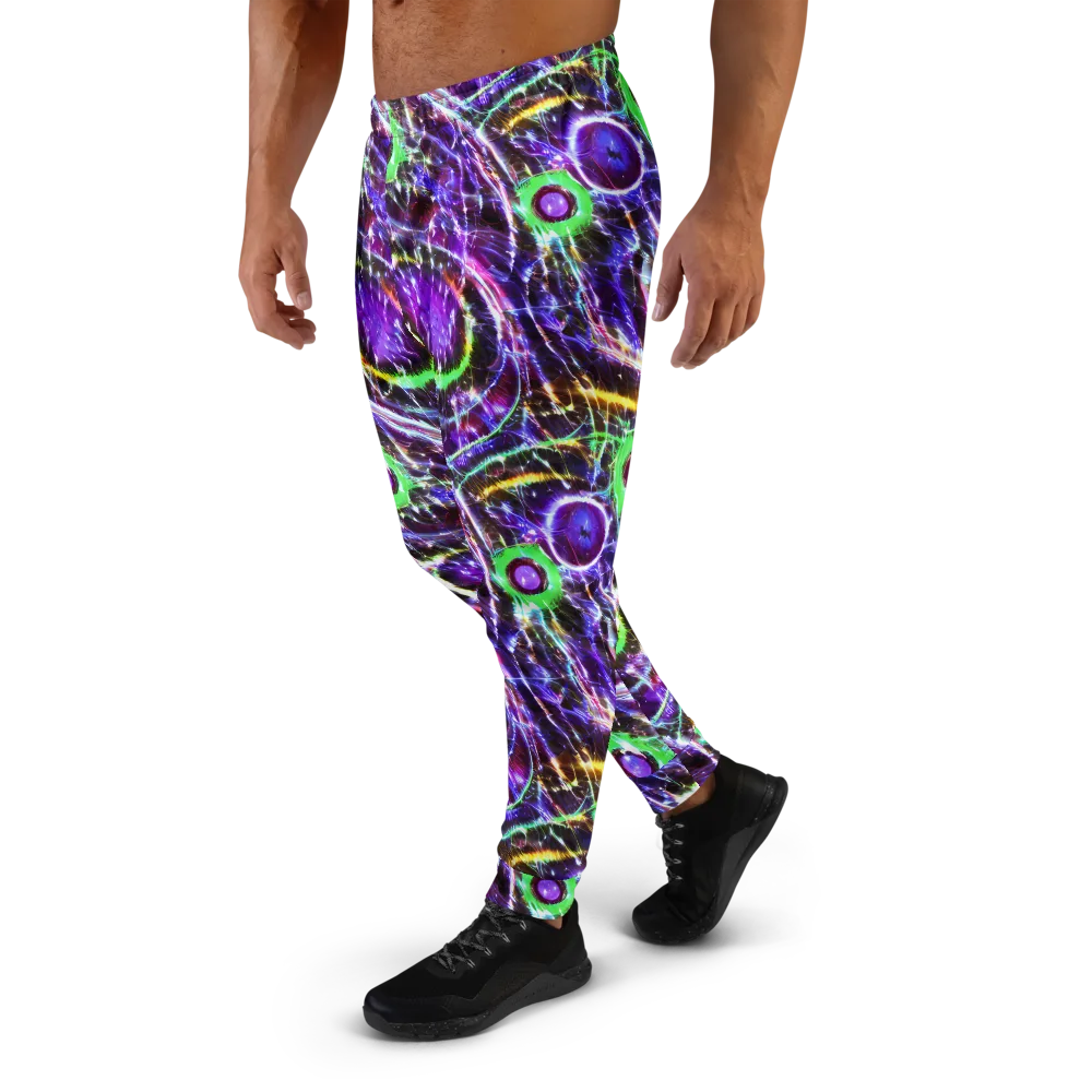 Galactic Cell on Men's Joggers — Left