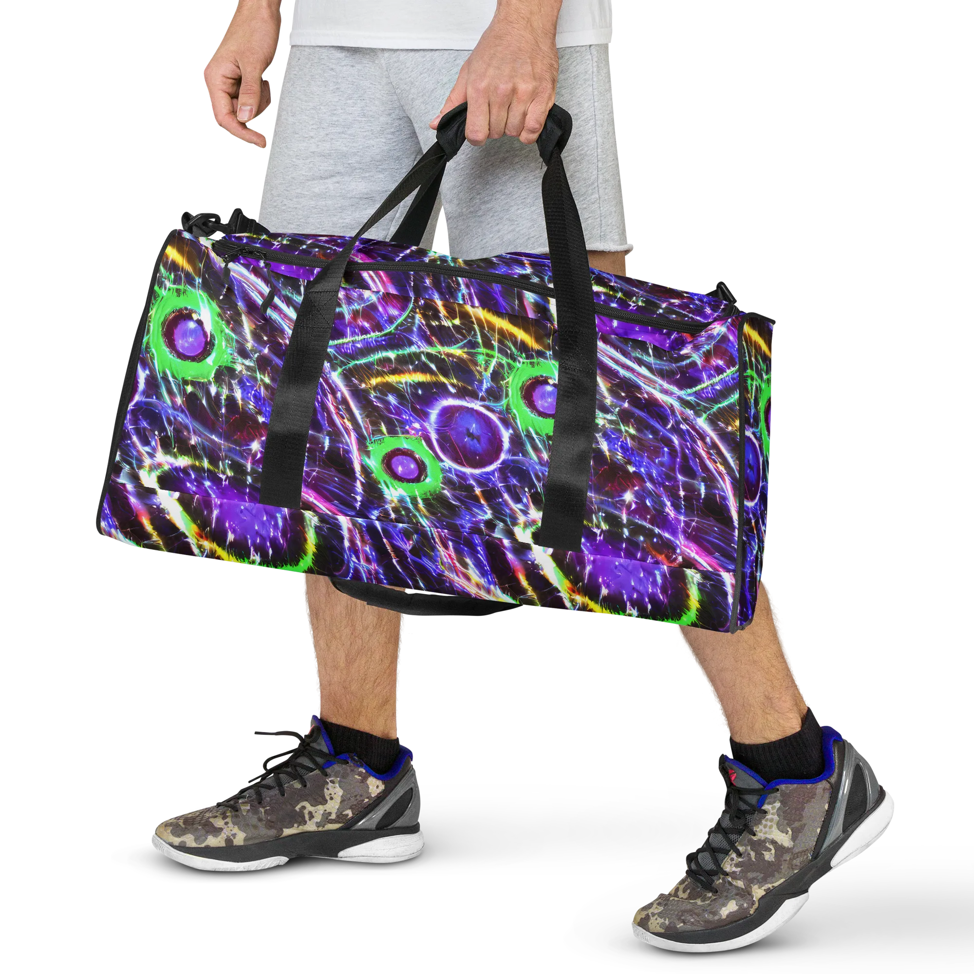 Galactic Cell on Duffle Bag — Front