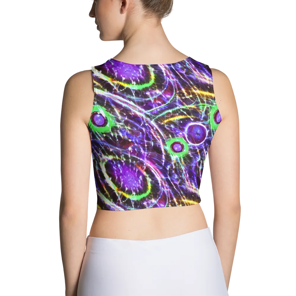 Galactic Cell on Crop Top — Back