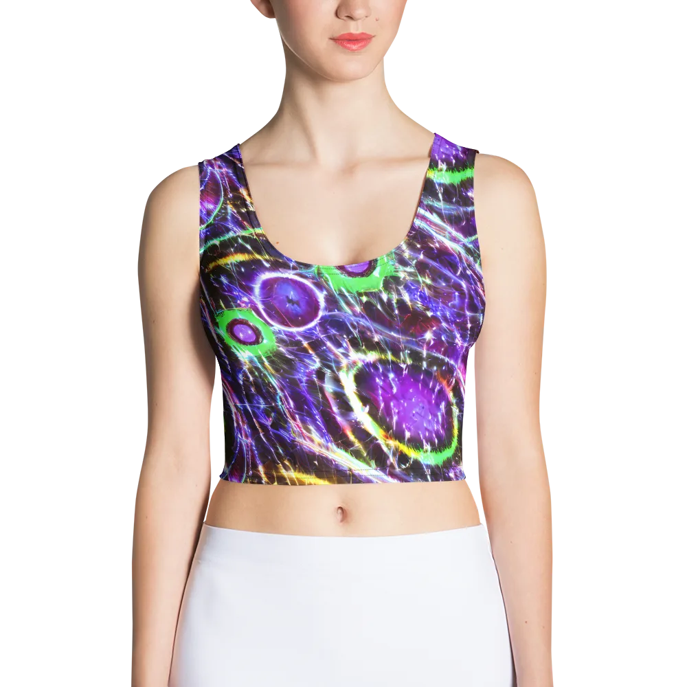 Galactic Cell on Crop Top — Front