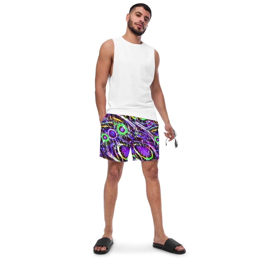 Galactic Cell on Swim Trunks — Front