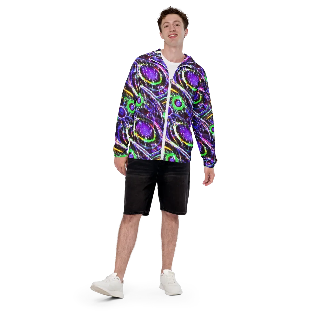 Galactic Cell on Men's Windbreaker — Front