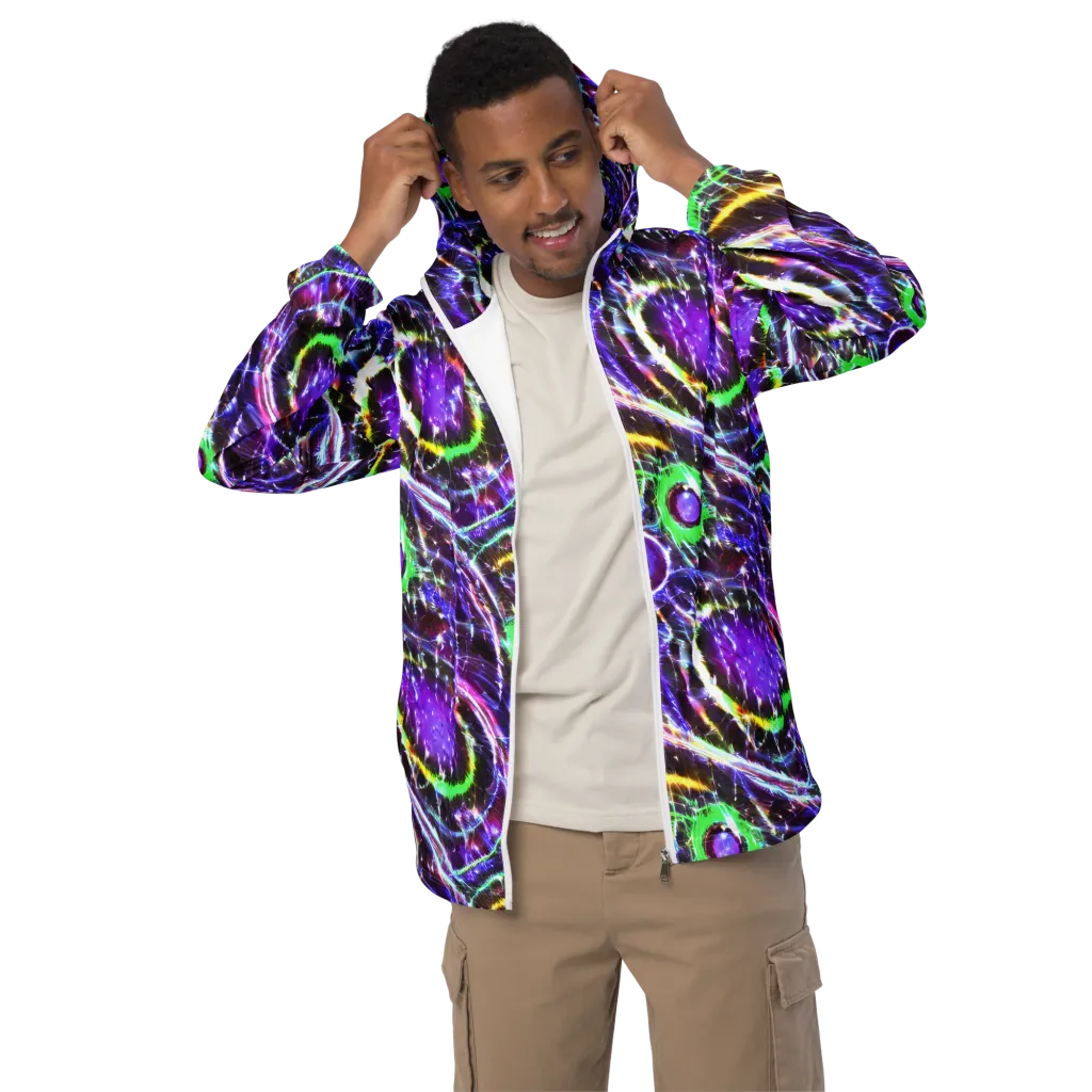 Galactic Cell on Men's Windbreaker — Front