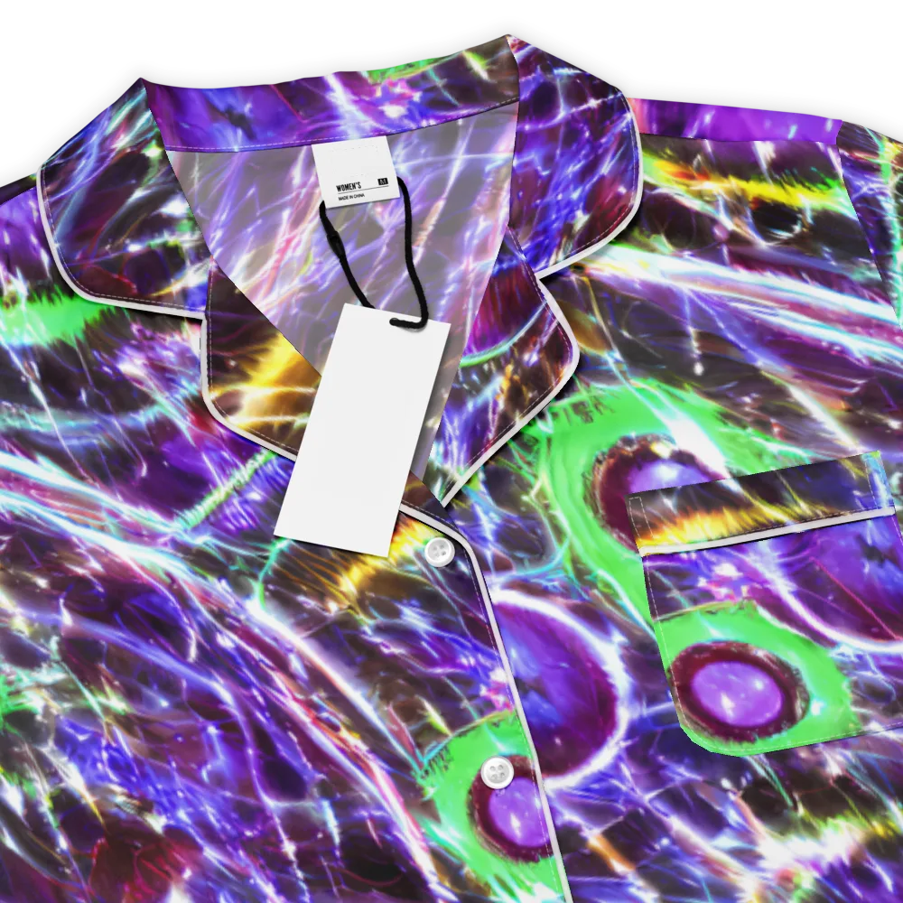 Galactic Cell on Women's Short Sleeve Pajama Top — Product details