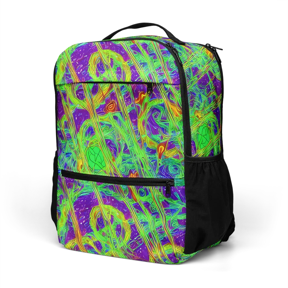 Wild Neon on Utility Backpack — Left Front