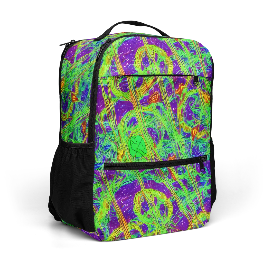 Wild Neon on Utility Backpack — Right Front